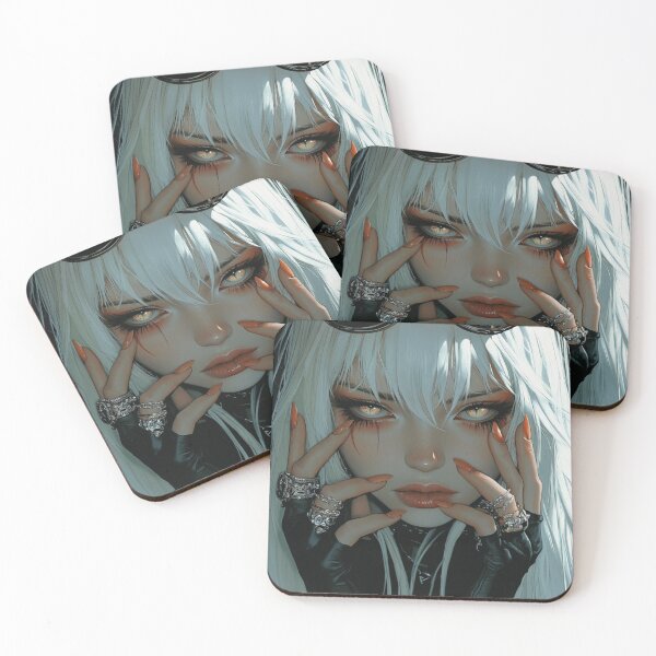 Item preview, Anime Goth Girl designed and sold by CursedbyLilith.
