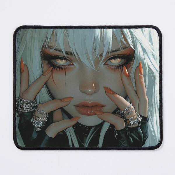 Item preview, Anime Goth Girl designed and sold by CursedbyLilith.