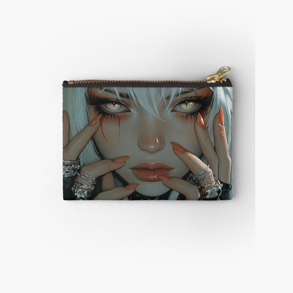 Item preview, Anime Goth Girl designed and sold by CursedbyLilith.