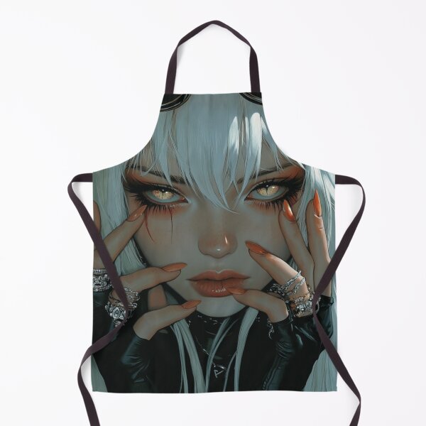 Item preview, Anime Goth Girl designed and sold by CursedbyLilith.