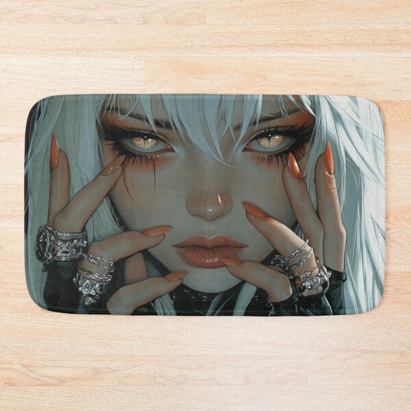 Item preview, Anime Goth Girl designed and sold by CursedbyLilith.