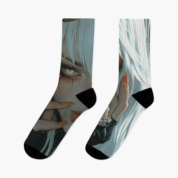 Item preview, Anime Goth Girl designed and sold by CursedbyLilith.