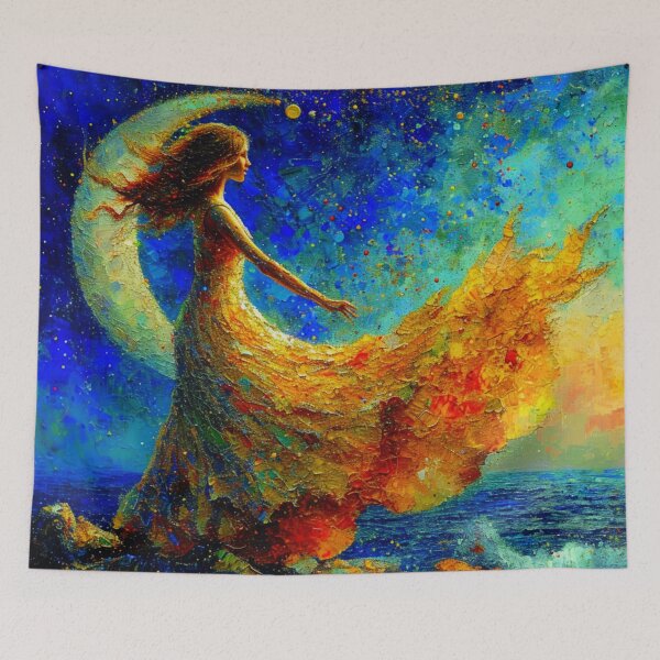 Item preview, Moonlit Woman designed and sold by Dawn van Doorn.