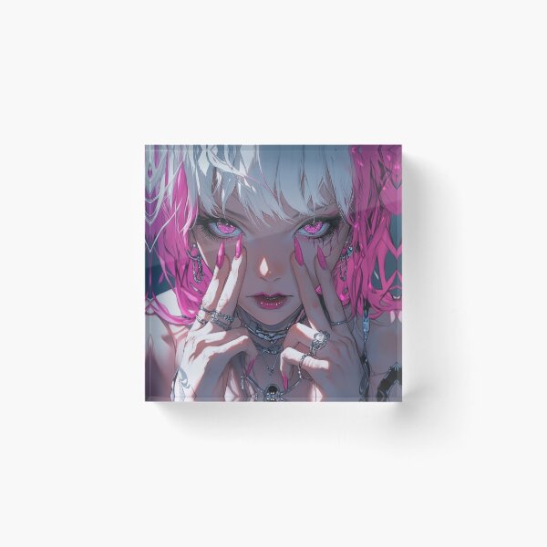 Item preview, Pink Anime Girl designed and sold by CursedbyLilith.