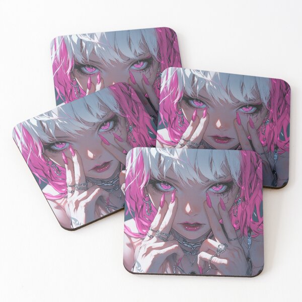 Item preview, Pink Anime Girl designed and sold by CursedbyLilith.