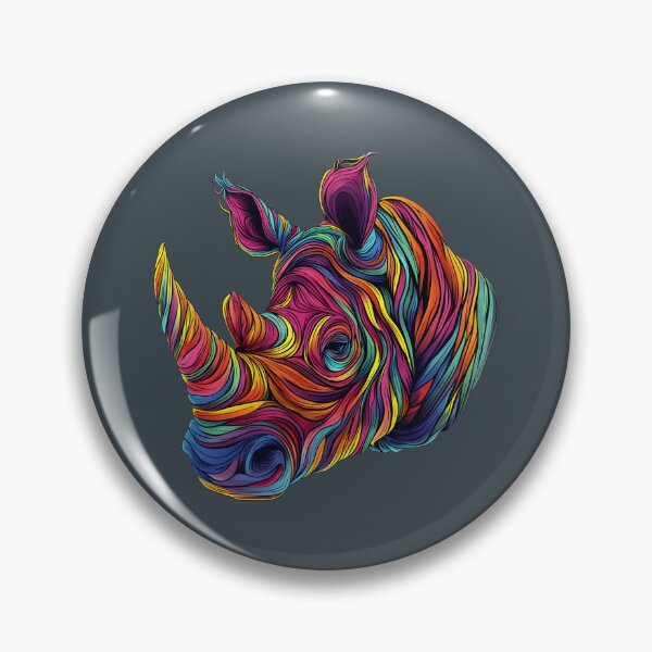Item preview, Psychedelic Rhinoceros - Save The Planet designed and sold by ManyMelany.
