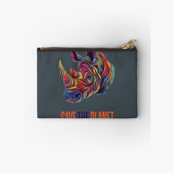 Item preview, Psychedelic Rhinoceros - Save The Planet designed and sold by ManyMelany.