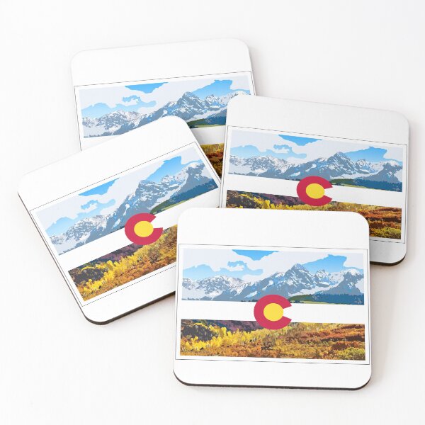 Item preview, Colorado Flag Abstract Art 1 designed and sold by bnosovitsky.