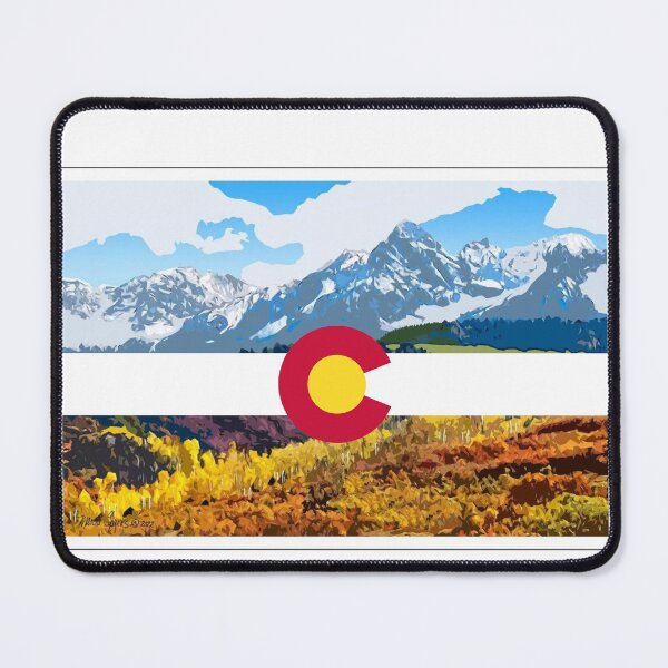 Item preview, Colorado Flag Abstract Art 1 designed and sold by bnosovitsky.