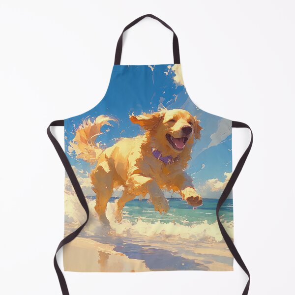 Item preview, Golden Retriever Running by the Beach designed and sold by Christian Weiss.