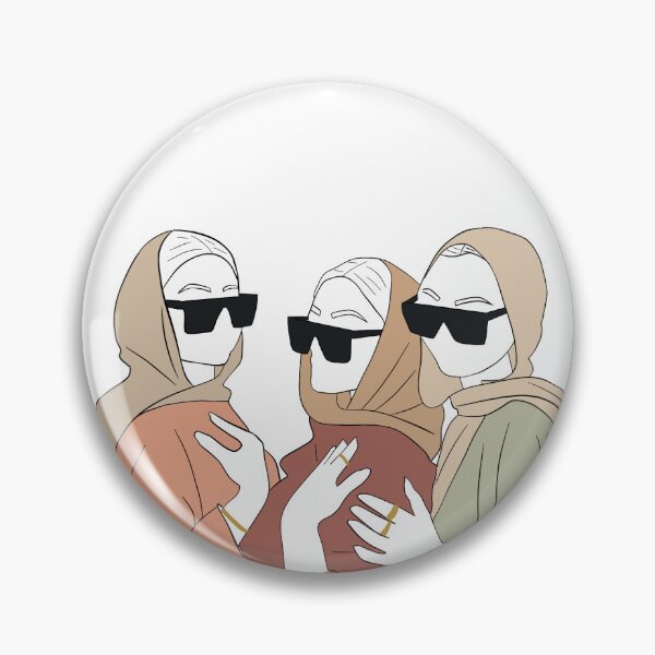 Item preview, Hijabi girl group designed and sold by CoffeexKitty.