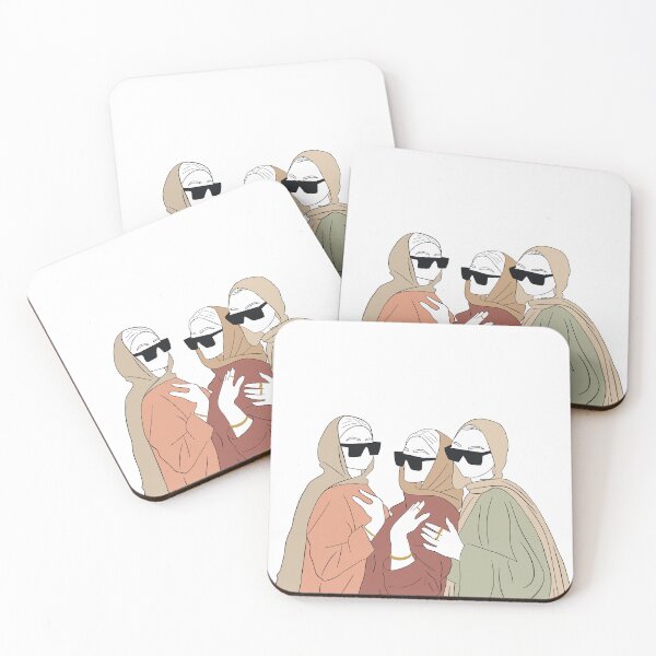 Item preview, Hijabi girl group designed and sold by CoffeexKitty.