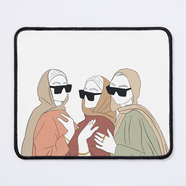 Item preview, Hijabi girl group designed and sold by CoffeexKitty.