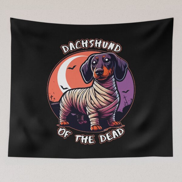 Item preview, Dachshund Of The Dead Funny designed and sold by TomFrontierArt.
