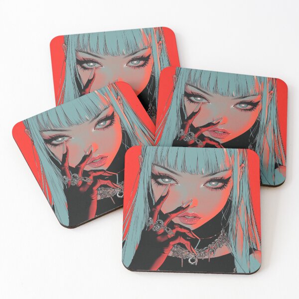 Item preview, Goth Anime Girl designed and sold by CursedbyLilith.