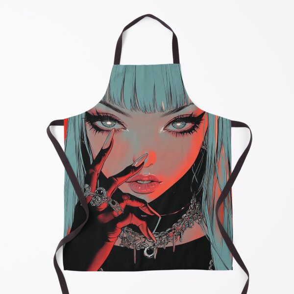 Item preview, Goth Anime Girl designed and sold by CursedbyLilith.