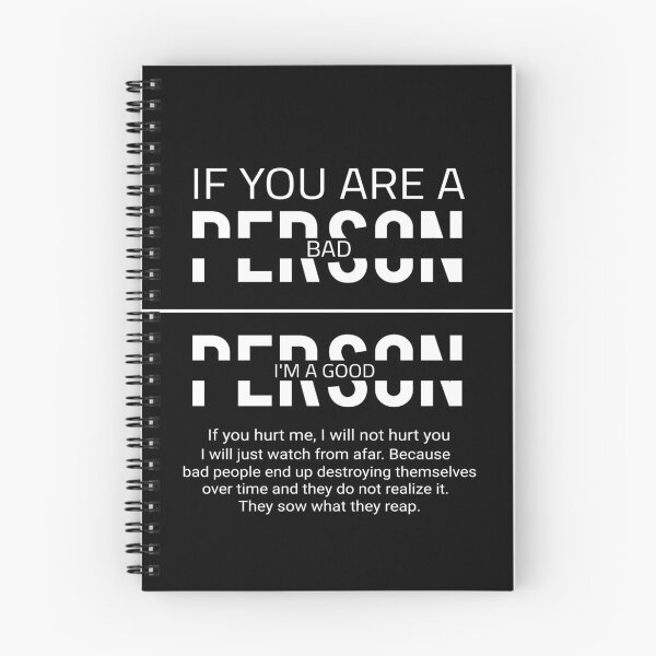 Item preview, IF YOU ARE A BAD PERSON I'M A GOOD PERSON designed and sold by Nunaprettyshop.