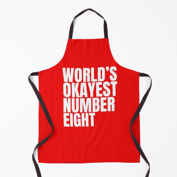 Item preview, World's Okayest Number Eight - White designed and sold by Cutsandsparks.