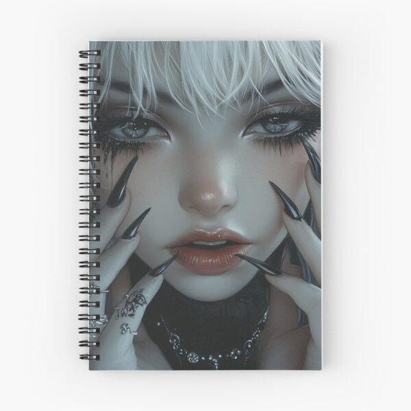 Item preview, Anime Goth Girl designed and sold by CursedbyLilith.
