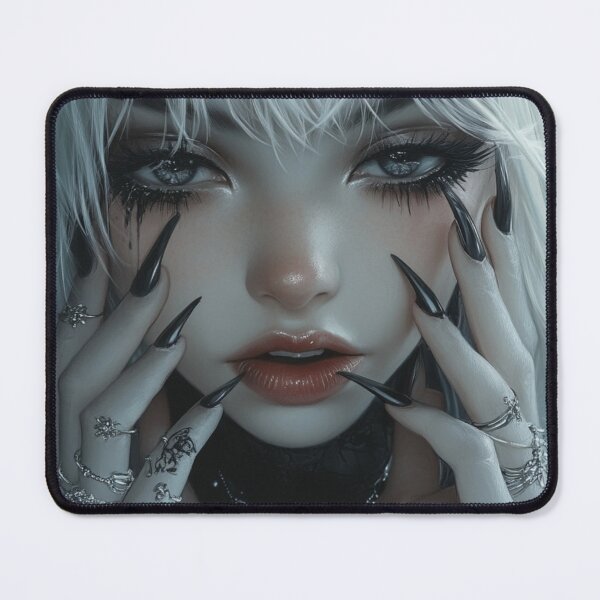 Item preview, Anime Goth Girl designed and sold by CursedbyLilith.
