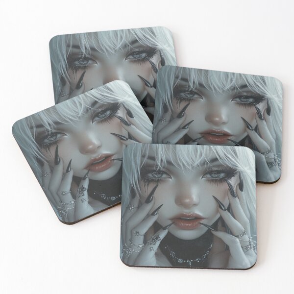 Item preview, Anime Goth Girl designed and sold by CursedbyLilith.
