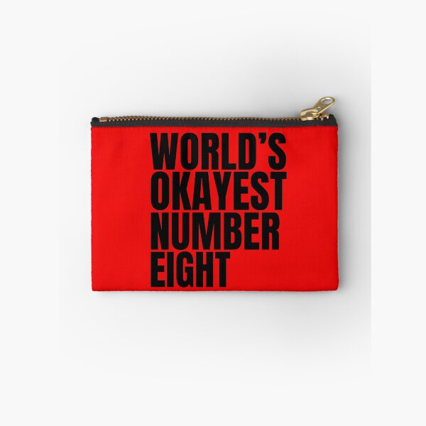 Item preview, World's Okayest Number Eight - Black designed and sold by Cutsandsparks.