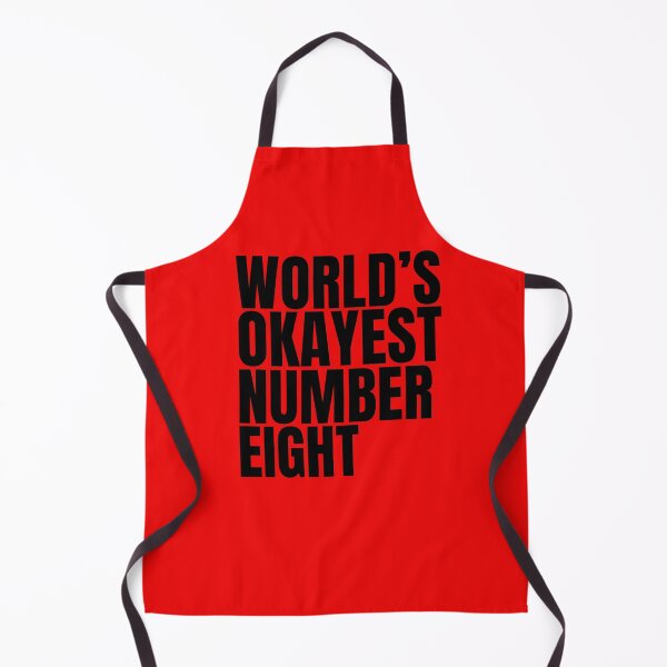 Item preview, World's Okayest Number Eight - Black designed and sold by Cutsandsparks.