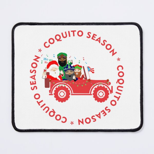 Item preview, Puerto Rico Coquito Season Santa Three Kings Red Christmas Boricua Flag designed and sold by byDarling.