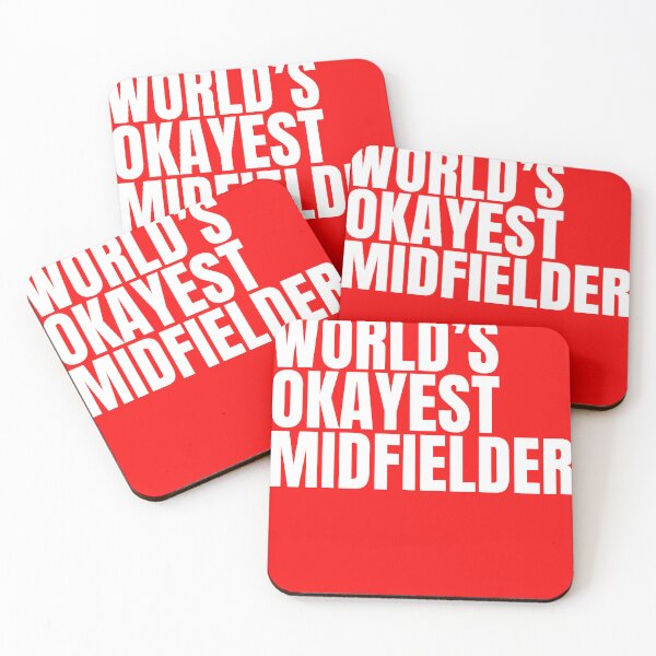 Item preview, World's Okayest Midfielder - White designed and sold by Cutsandsparks.