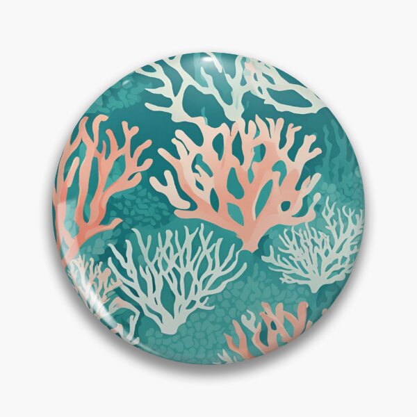 Item preview, Teal Coral Reef Beach Watercolor Nautical Art designed and sold by SeaStarAlex.