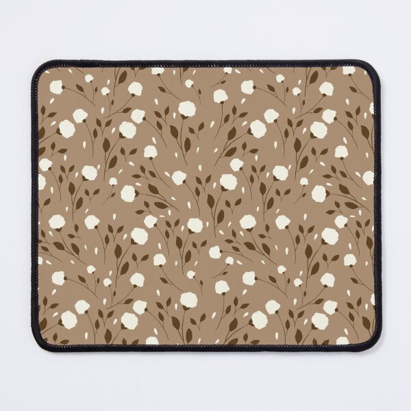Item preview, Fall Cotton Flower Pattern - Cute vintage pattern for farmhouse aesthetic decor, cute clothing patterns and more! designed and sold by Alpha Naomi Designs.