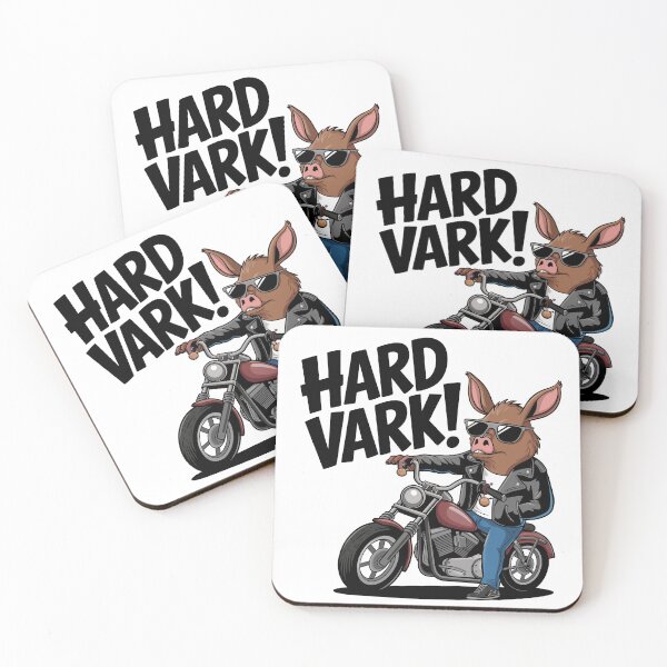 Item preview, Hard Vark! Tough Aardvark on a Motorcycle designed and sold by JPees.