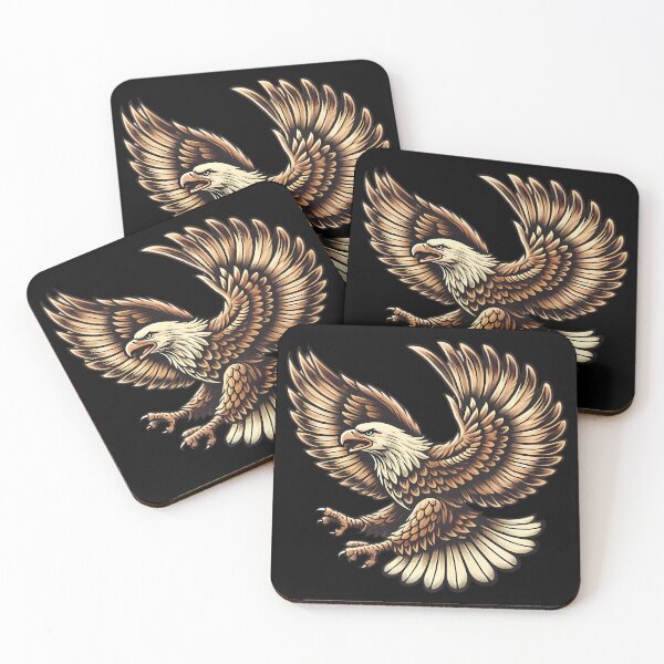 Item preview, Majestic Eagle in Flight. designed and sold by Linework Studio.