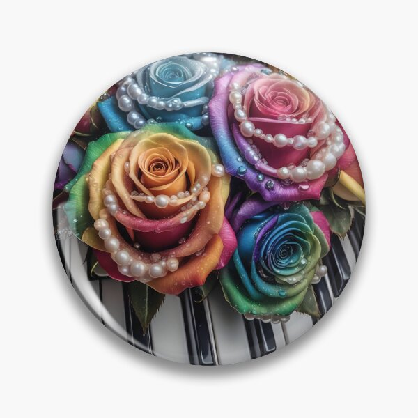 Item preview, Rainbow Roses with Pearls o Piano Keys designed and sold by Fantasy-Fashion.