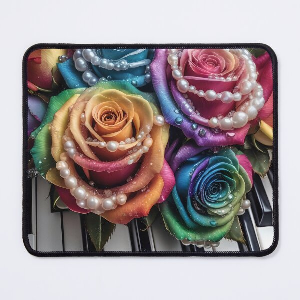 Item preview, Rainbow Roses with Pearls o Piano Keys designed and sold by Fantasy-Fashion.