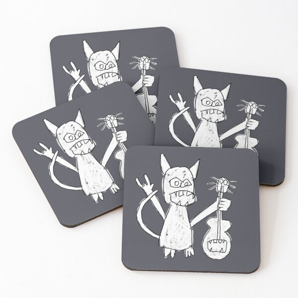 Item preview, Ugly cat music, punk cat designed and sold by badlydrawnbabe.