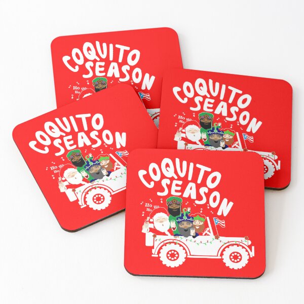 Item preview, Copia de Puerto Rico Coquito Season Santa Three Kings Coquito Christmas Boricua Flag designed and sold by byDarling.