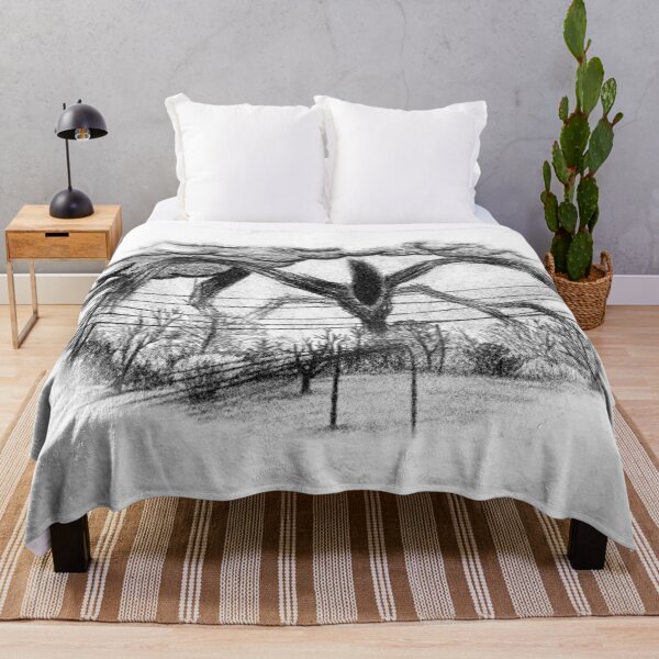 Will Drawing (Stranger Things) Throw Blanket