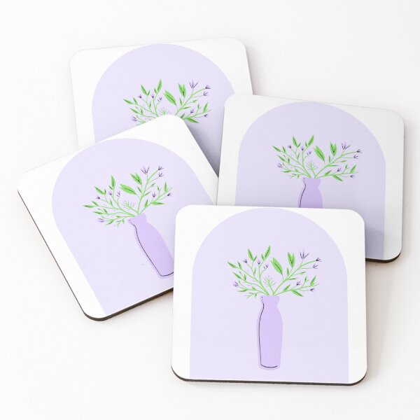 Item preview, Vase violet flowers designed and sold by AnahisRose.