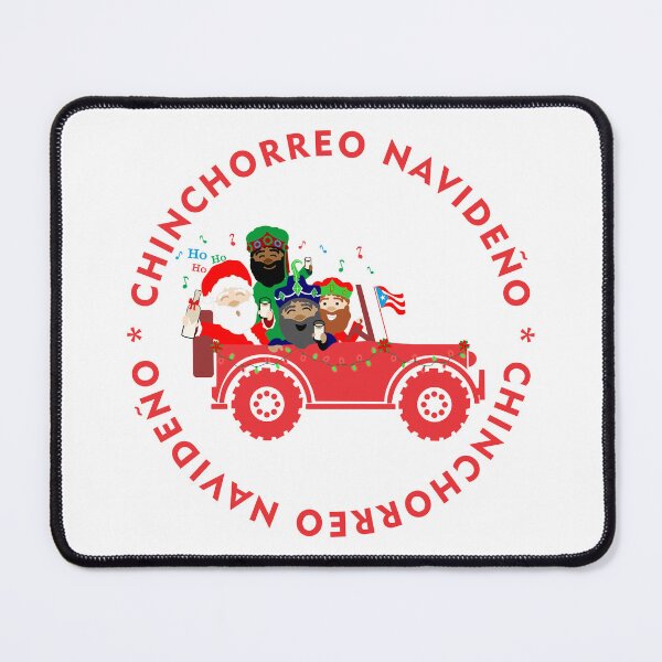 Item preview, Puerto Rico Christmas Chinchorreo Coquito Santa Three Kings Red Boricua Flag designed and sold by byDarling.