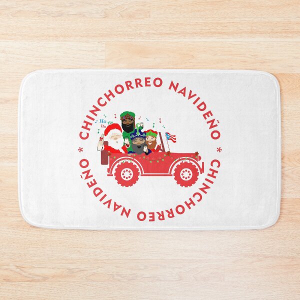 Item preview, Puerto Rico Christmas Chinchorreo Coquito Santa Three Kings Red Boricua Flag designed and sold by byDarling.