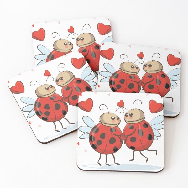 Item preview, Ladybugs in Love / Joaninhas Apaixonadas designed and sold by debbiebento.