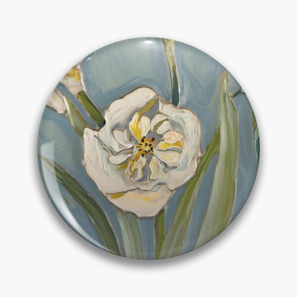 Item preview, Encaustic Art Style With Narcissi, Nigella And Ivy Flowers designed and sold by pixelplaza.
