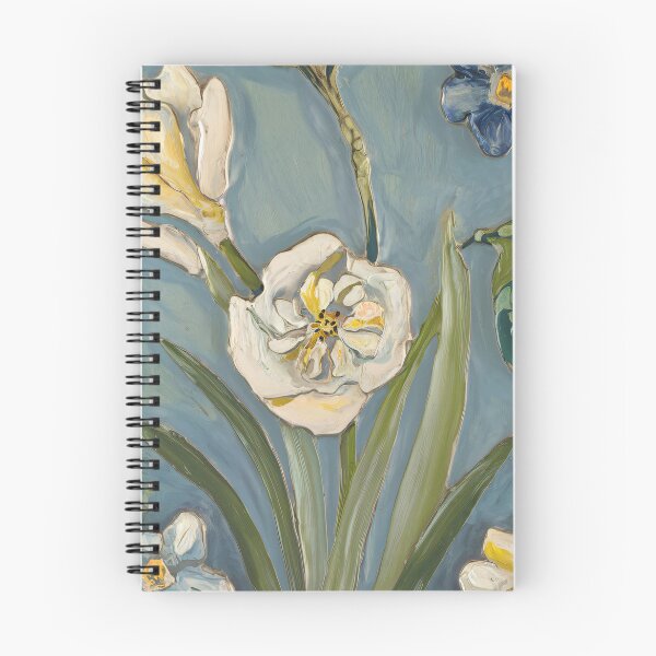 Item preview, Encaustic Art Style With Narcissi, Nigella And Ivy Flowers designed and sold by pixelplaza.