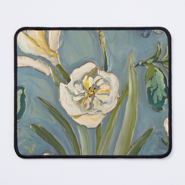 Item preview, Encaustic Art Style With Narcissi, Nigella And Ivy Flowers designed and sold by pixelplaza.