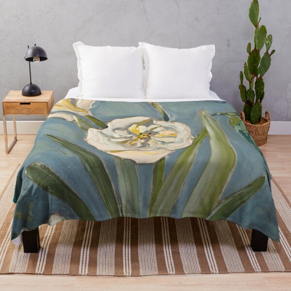 Item preview, Encaustic Art Style With Narcissi, Nigella And Ivy Flowers designed and sold by pixelplaza.