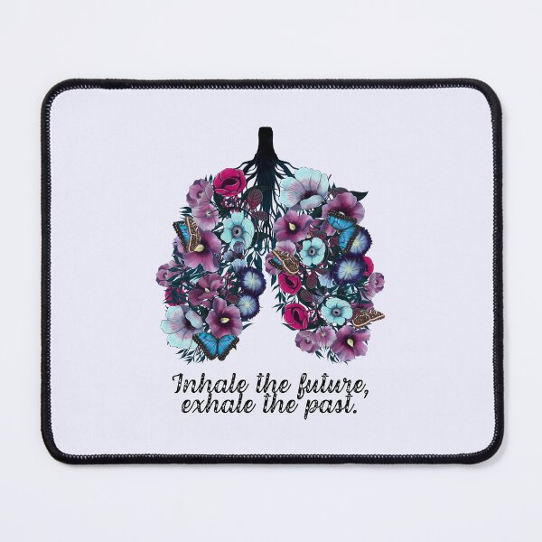 Item preview, Inhale the future, exhale the past. #MentalHealth #SelfLove #BreakTheStigma designed and sold by Anna Halasek.