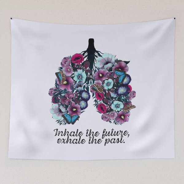 Item preview, Inhale the future, exhale the past. #MentalHealth #SelfLove #BreakTheStigma designed and sold by Anna Halasek.