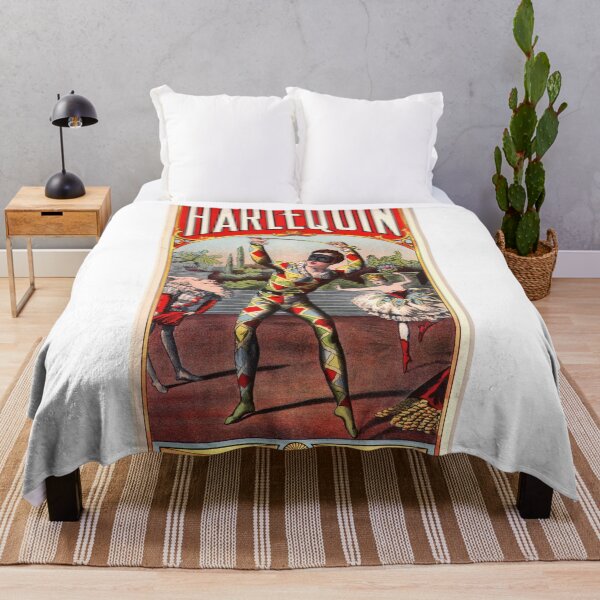 Item preview, Harlequin Ballet Scene - 1890s Commedia dell'Arte Ad designed and sold by Talia Felix.