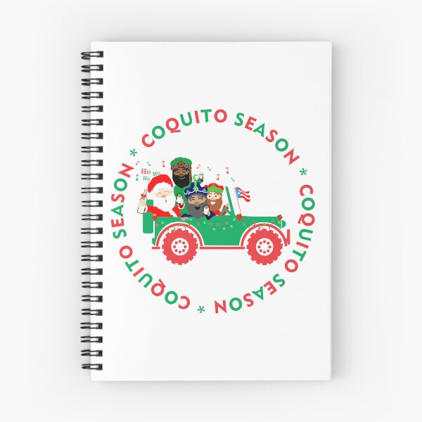 Item preview, Puerto Rico Coquito Season Santa Three Kings Red & Green Christmas Boricua Flag designed and sold by byDarling.